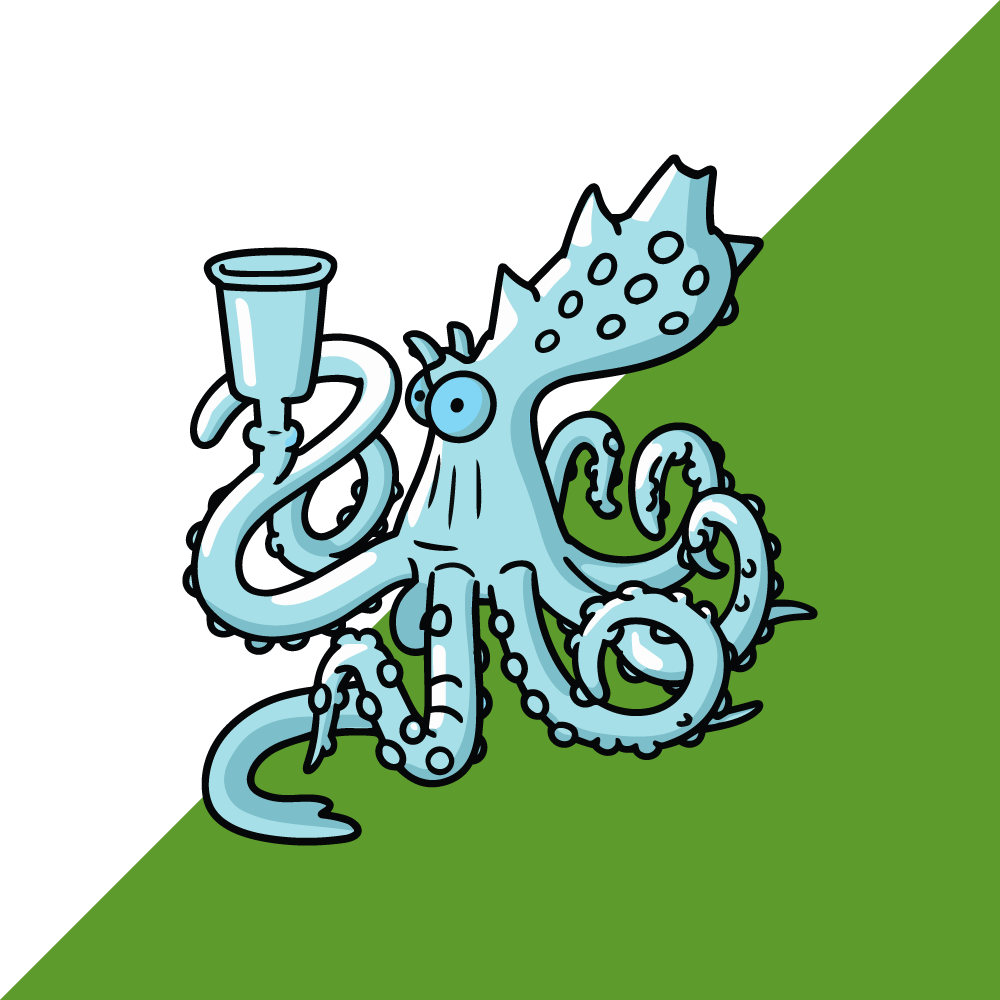 Glass Squid Bong