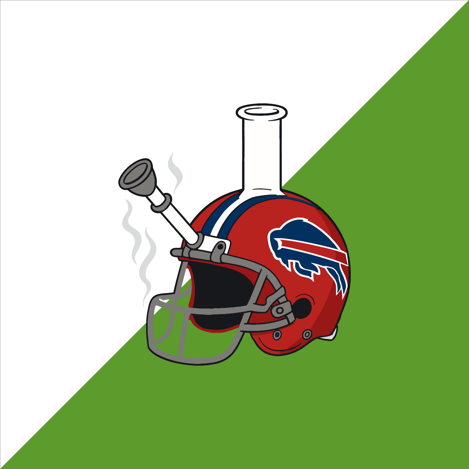 Buffalo Bills Helmet Bong